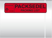 Packsedelskuvert av plast med tryck, sv,no,fi, en C5 1000st/(KRT)