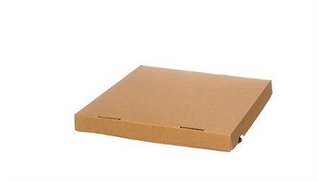 Pizzakartong well 32,5x32,5x3,5cm Brun, 100st
