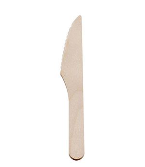 Bestick kniv trä 165 mm natur