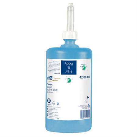 Duschtvål & shampo Tork S1, 1L 420601