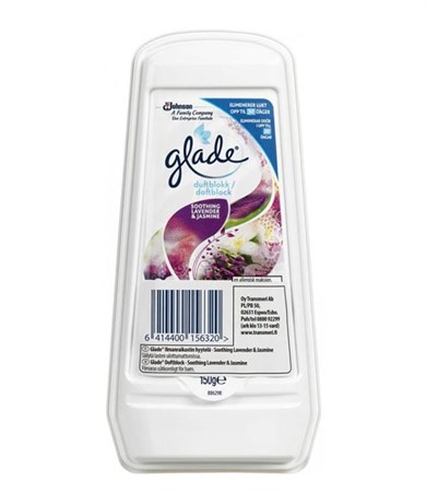 Luktförbättrare Glade Doftblock gel solid Lavendel 150gr