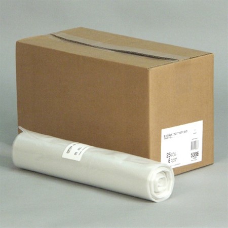 Sopsäck 125L transparant 6x25/rulle (5382) (750x1150x0,050)