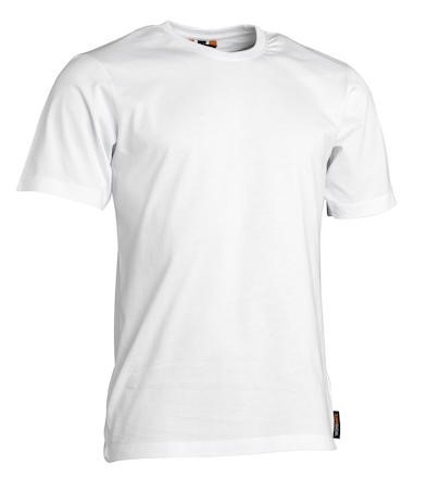 T-shirt Worksafe Unisex Classic Tee, vit, XS.