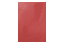 Skärbräda PE-plast 50x35cm, röd