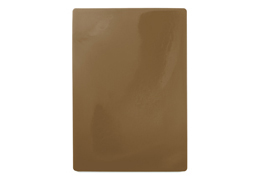 Skärbräda PE-plast 50x35cm, brun