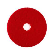Rondell röd 9" 90mm centrumhål för nu-mop KBM