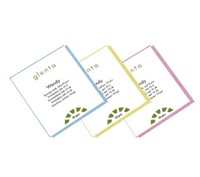 Svampduk Wendy Glenta Easy clean Medium gul, 18x20cm, 10-p