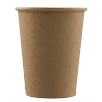 Varmdrycksbägare 234ml brun/brun Hotcup, 1000st/krt