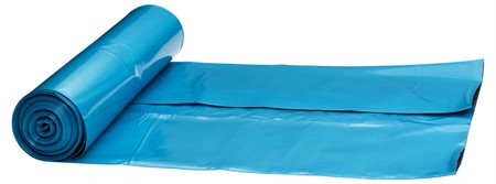 Sopsäck 125L blå/svart KX, 55my (25st/rl, 6rl/krt) (RULLE)