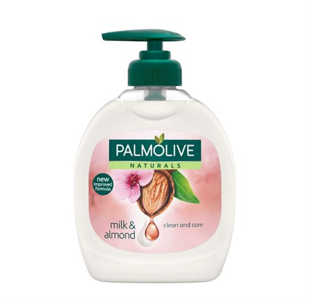 Palmolive pumptvål,  Almond Milk, 300ml, 12st/fp