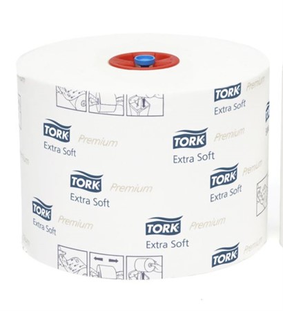 Tork Premium.Toalettpapper T6, 70m/r, 3-lag, m dekor, 27st/fp
