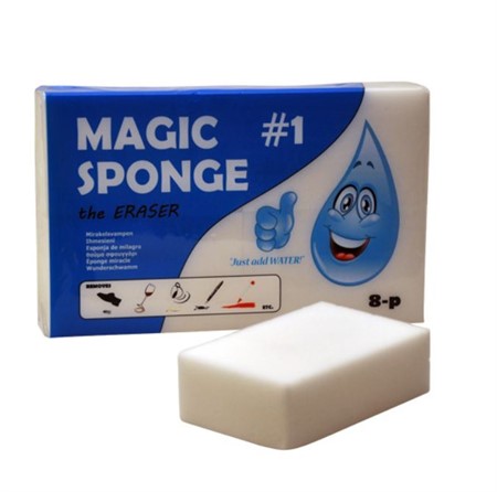 Mirakelsvamp/fläckborttagningsvamp Magic Sponge Melamin, 8p