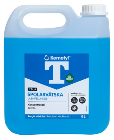 Spolarvätska T-blå Kemetyl 4L koncentrerad