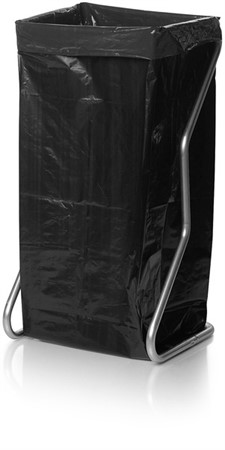 Sopsäck 410L svart LLD X3, 580/520x1450mm 80my ,50st/krt