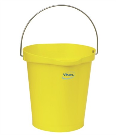 Hink 12L Gul, Vikan.