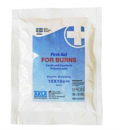 Kompress gel m binda 10x10cm for burns