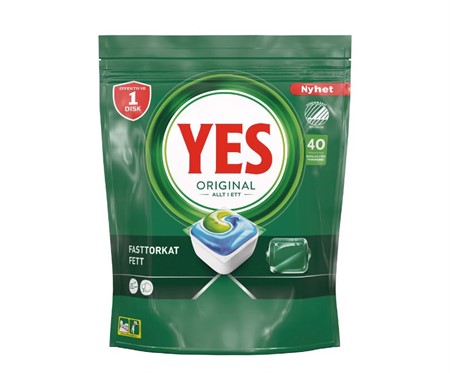 Yes Tabs Powerdrops, maskindisk, 84st/fp