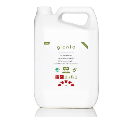 Sanitetsrent Glenta Eco+5L pH 2,5 parfymrerad