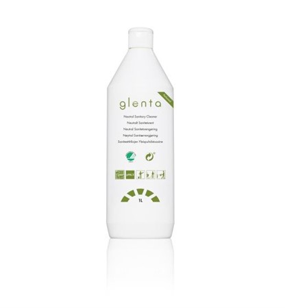 Sanitetsrent Glenta 1L pH 6,5 parfym, (effektivt mot vägsalt)