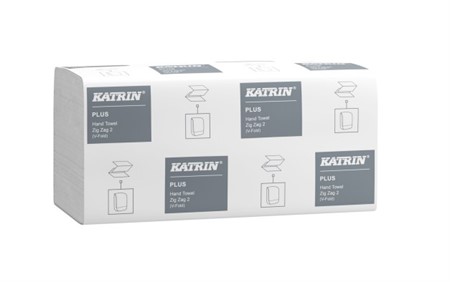 Handduk Katrin plus Zig Zag2, 2-L. 4000st/frp