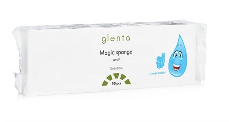 Mirakelsvamp/fläckborttagningsvamp Glenta Magic Sponge Small 10st/frp