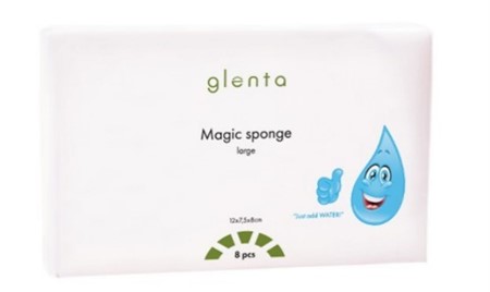 Mirakelsvamp Glenta Magic Sponge Large, 8-p