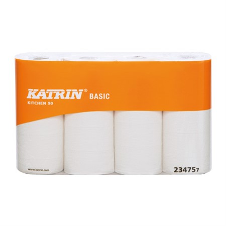 Katrin Basic Kitchen 90 hushållspapper,25m/rle,2-lags,32rlr/bal