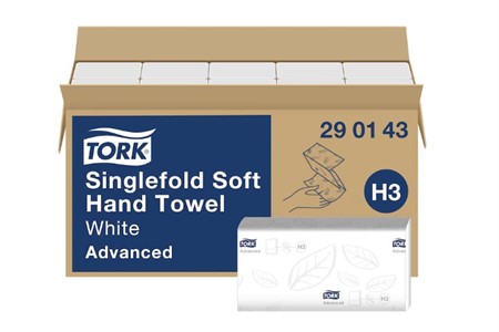 Handduk H3 V-Vikt Essity LP, 23x23cm, 3750st/fp