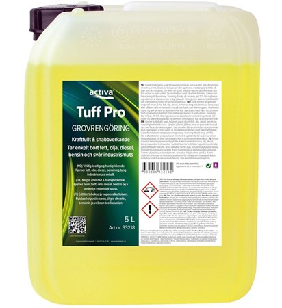 Grovrent Activa Tuff Pro 5L pH 11,5 brukslösn. Mot industrismuts.