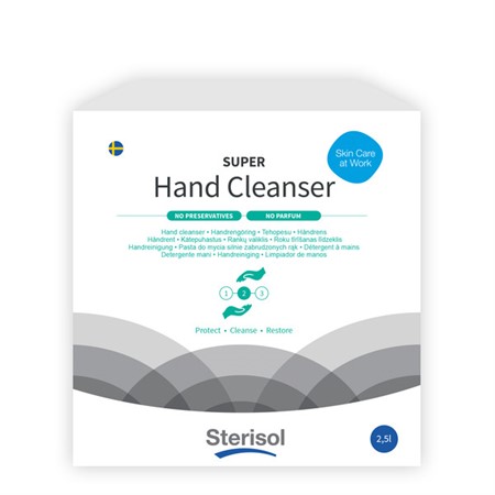 Sterisol Super Hand Cleanser, oparfymerad, 2,5 lit, 3485