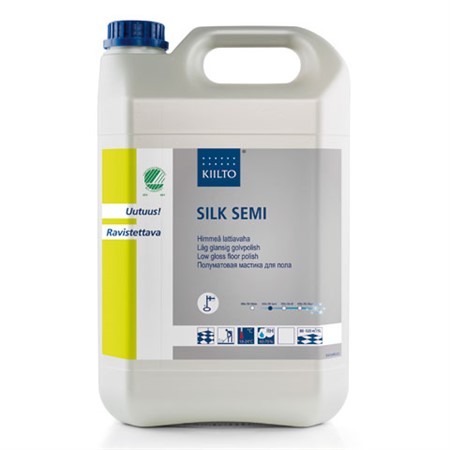 Kiilto Silk Semi, grund & toppolish, 5 lit, Svanenmärkt