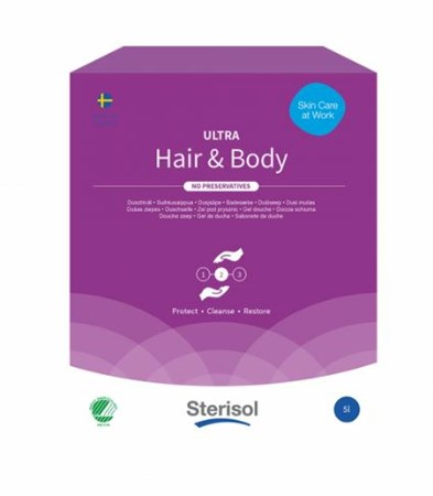 Sterisol Ultra Hair & Body, parfymerad, 5lit, 4828