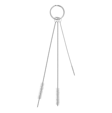 Borstset med 3 st små borstar 2, 5 & 6 diam Mjuk Vit Vikan