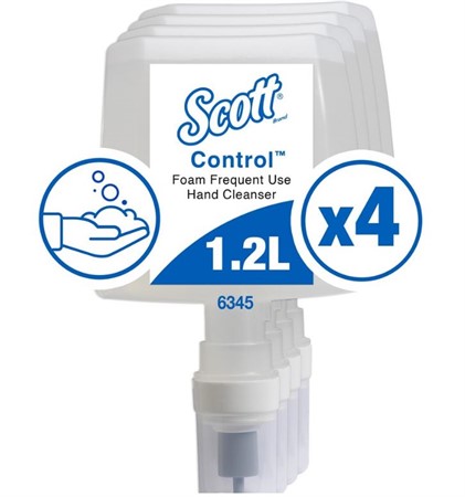 Skumtvål Scott Control. oparfymrerad 1.2L KRT