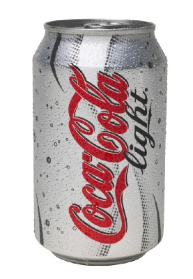 Coca Cola Light, 33cl burk, 24st/fp