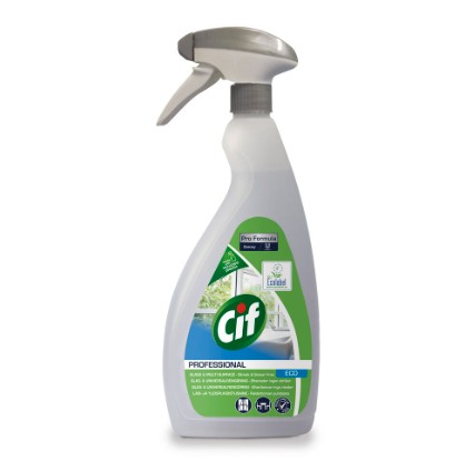 Glasputs/multirengöring, Cif Professional Eco 0,75L.