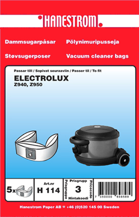Dammsugarpåse Electrolux Z951
