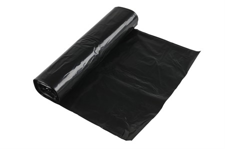 Sopsäck 125L svart Glenta 30my (RULLE) COEX 3-lag, 25st/rulle