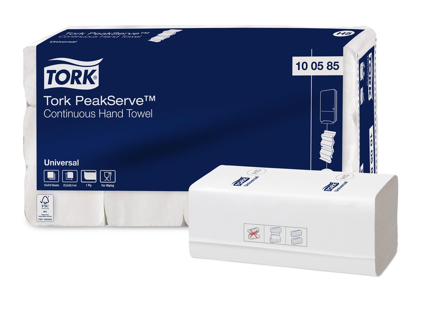 Handak Torpex Handduk Tork PeakServe Continuous H5 Universal, 4920st/fp, 100585